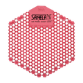 Sanela - SLA 11A - Duft Urinal Sieb mit Grapefruit Duft – Farbe Rot