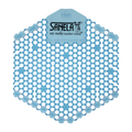 Sanela - SLA 11C - Duft Urinal Sieb mit Baumwollblüte Duft – Farbe Blau