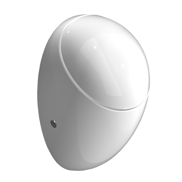 Sanela - SLP 24R - Urinal Alessi, mit Deckel mit integrierter Radar – Spüleinheit, 24 V DC