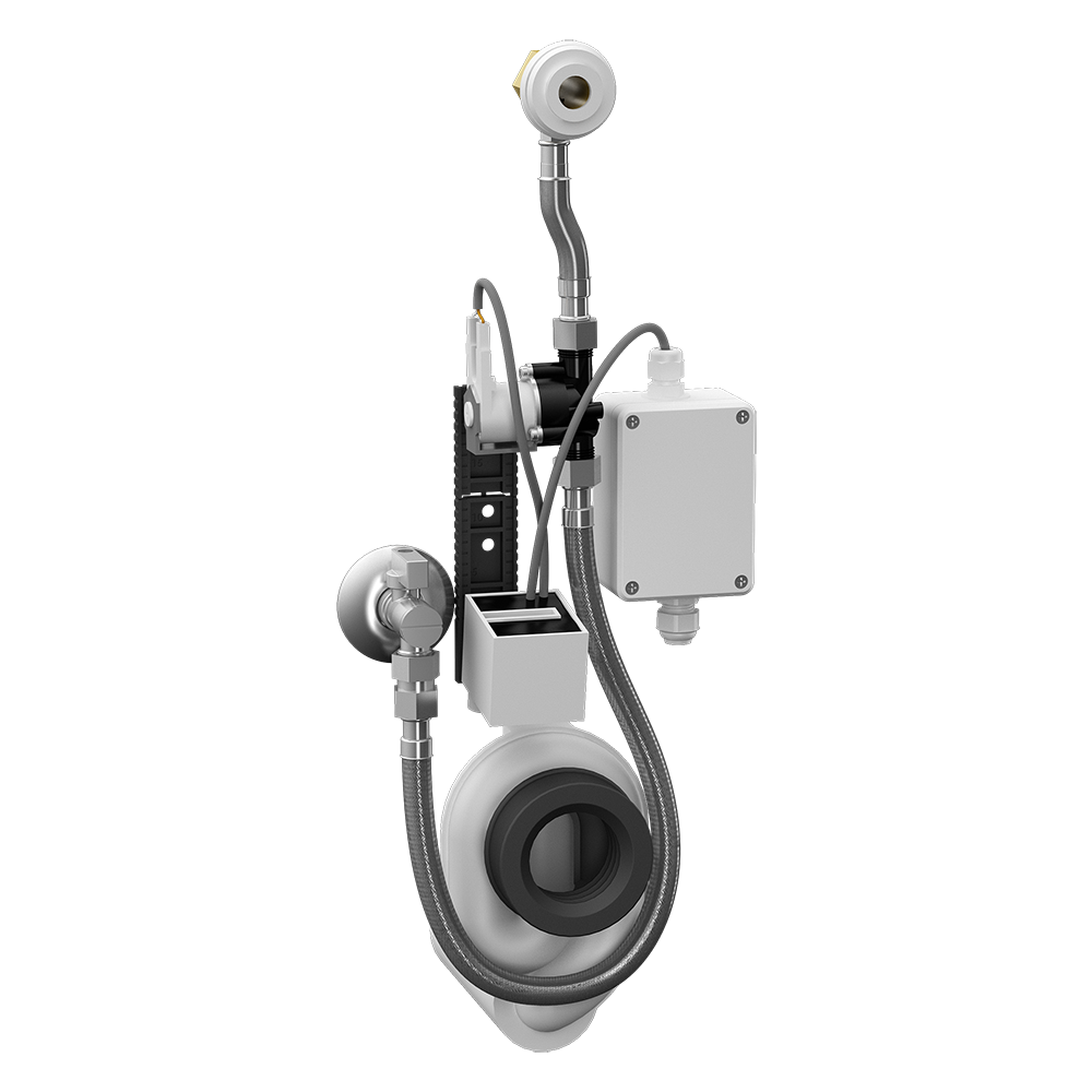 Sanela - SLP 70RZ - Radar – Spüleinheit auf Montageschiene mit integriertem Trafo, 230 V AC für Urinal Villeroy & Boch O.novo (Omnia Pro) 750700