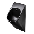Sanela - SLP 89S - Schwarzes Urinal La Fontana mit integrierter Radar – Spüleinheit, 24 V DC