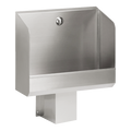 Sanela - SLPN 02C - Edelstahl  wandmontierte Urinalrinne mit Rückwand, mit integrierter thermischer Steuerung, 600 mm, 24 V DC