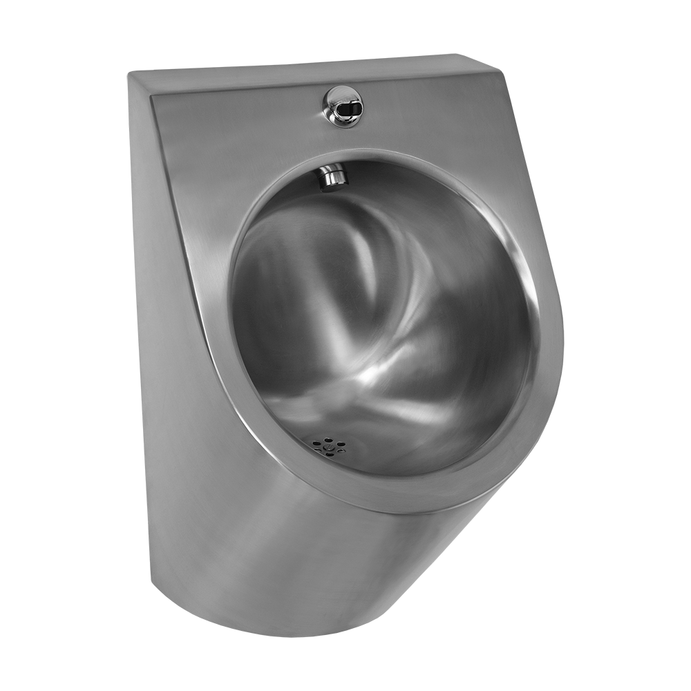 Sanela - SLPN 07EB - Edelstahl – Automatik – Urinal mit integrierter Infra-Rot- Steuerung, 6 V