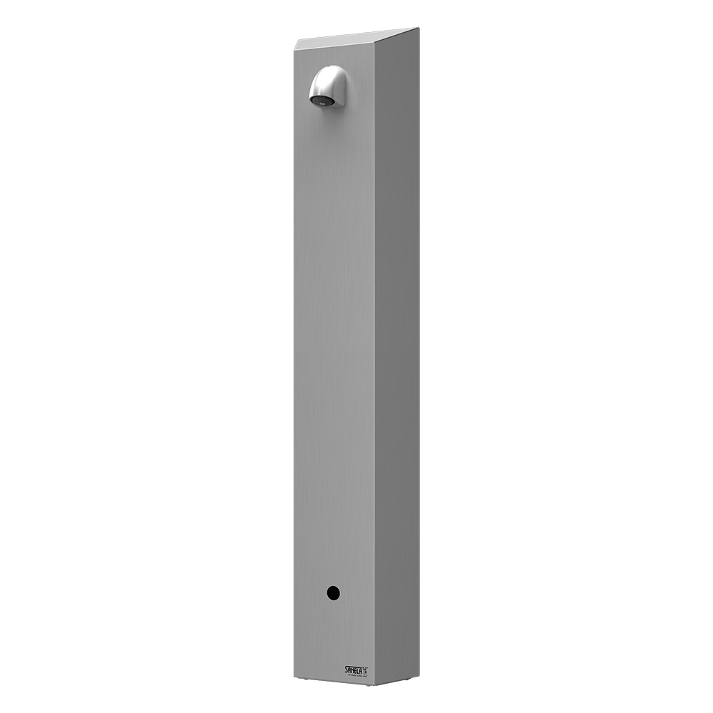 Sanela - SLSN 01EB - Edelstahl – Automatik-Duschpaneel für kaltes- oder vorgemischtes Wasser, 6 V