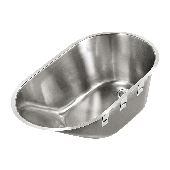 Sanela - SLSN 11 - Edelstahl – Baby - Badewanne
