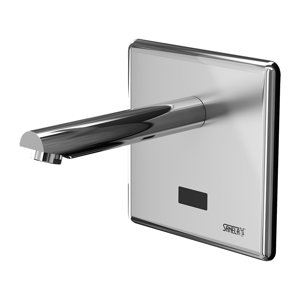 Sanela - SLU 04H17B - Wand-Armatur, Unterputz, Auslauflänge 182 mm, 6 V