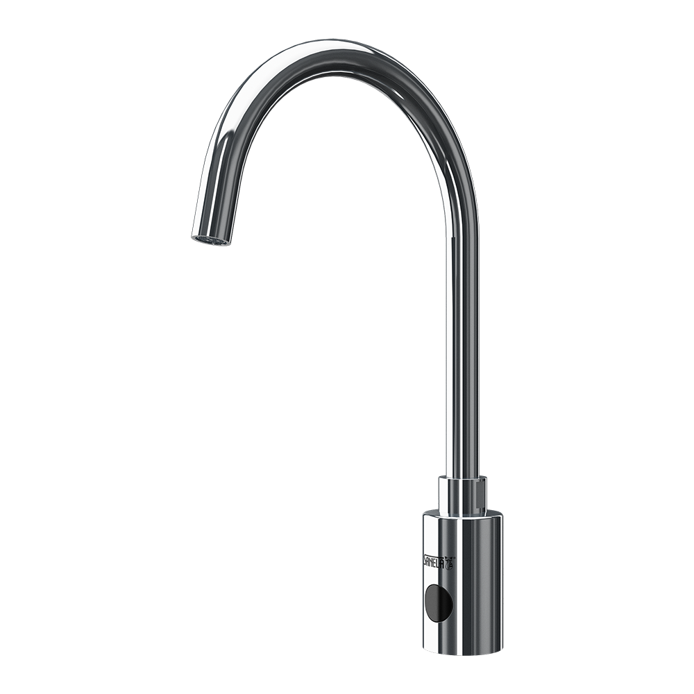 Sanela - SLU 08LD - Auftischarmatur für Kalt- und Warmwasser mit verlängertem Auslauf, 24 V DC