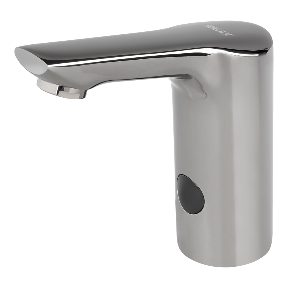 Sanela - SLU 57H - Berührungslose Waschtischarmatur für Kalt und Warmwasser, METAL GREY, 24 V DC