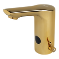 Sanela - SLU 76NGB - Berührungslose Waschtischarmatur mit Kalt-/Warm-Mischer, GOLD, 6 V