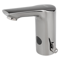 Sanela - SLU 76NHB - Berührungslose Waschtischarmatur mit Kalt-/Warm-Mischer, METAL GREY, 6 V