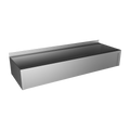 Sanela - SLUN 10P - Edelstahl – Waschrinne, mit Frontschürze, AISI 304, Länge 1250 mm