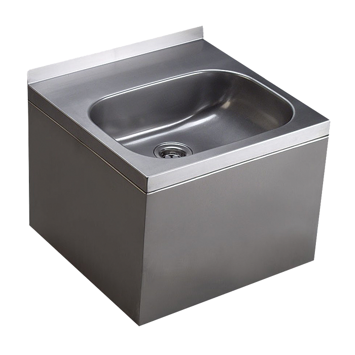 Sanela - SLUN 13 - Edelstahl wandhängendes Waschbecken