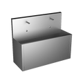 Sanela - SLUN 80EA - Edelstahl – Waschrinne, wandhänged, mit 2 integrierten Infra Handwaschplätzen, Länge 1250 mm, 24 V DC