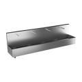 Sanela - SLUN 82P - Edelstahl – Waschrinne, wandhängend, mit 4 integrierten Piezo Handwaschplätzen, Länge 2500 mm, 24 V DC