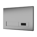 Sanela - SLW 02N - WC – Spülsteuerung für Wandeinbausystem SLR 21, Abdeckung Edelstahl, gebürstet, 24 V DC