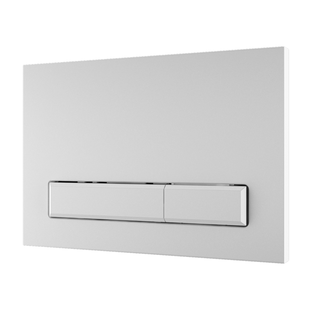 Sanela - SLW 50 - Mechanische WC - Spüleinheit für Installationssystem SLR 21, Kunststoff, weiß