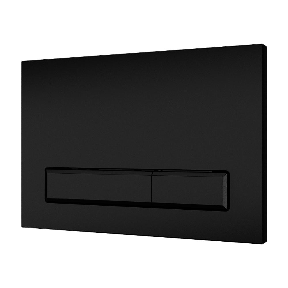Sanela - SLW 53 - Mechanische WC - Spüleinheit für Installationssystem SLR 21, Kunststoff, schwarz