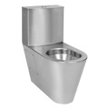 Sanela - SLWN 15 - Edelstahl Toilette mit integriertem Spülkasten mit unterem Wasserzulauf