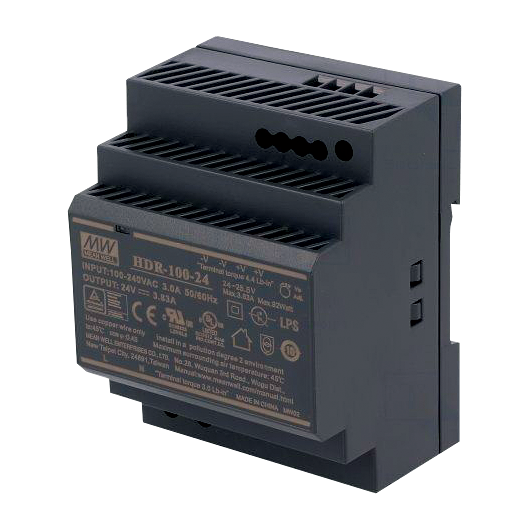 Sanela - SLZ 04X - Trafo für die Montage auf DIN -Montageschiene, 85-240 V AC/24 V DC, 100 W