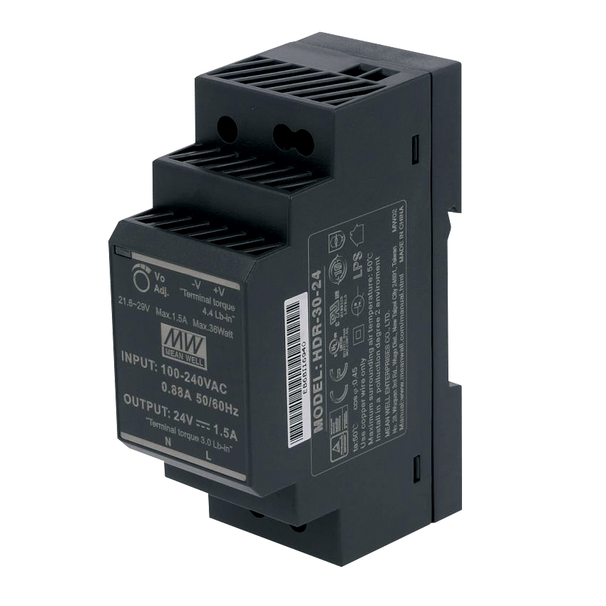 Sanela - SLZ 04Y - Trafo für die Montage auf DIN -Montageschiene, 85-240 V AC/24 V DC, 30 W