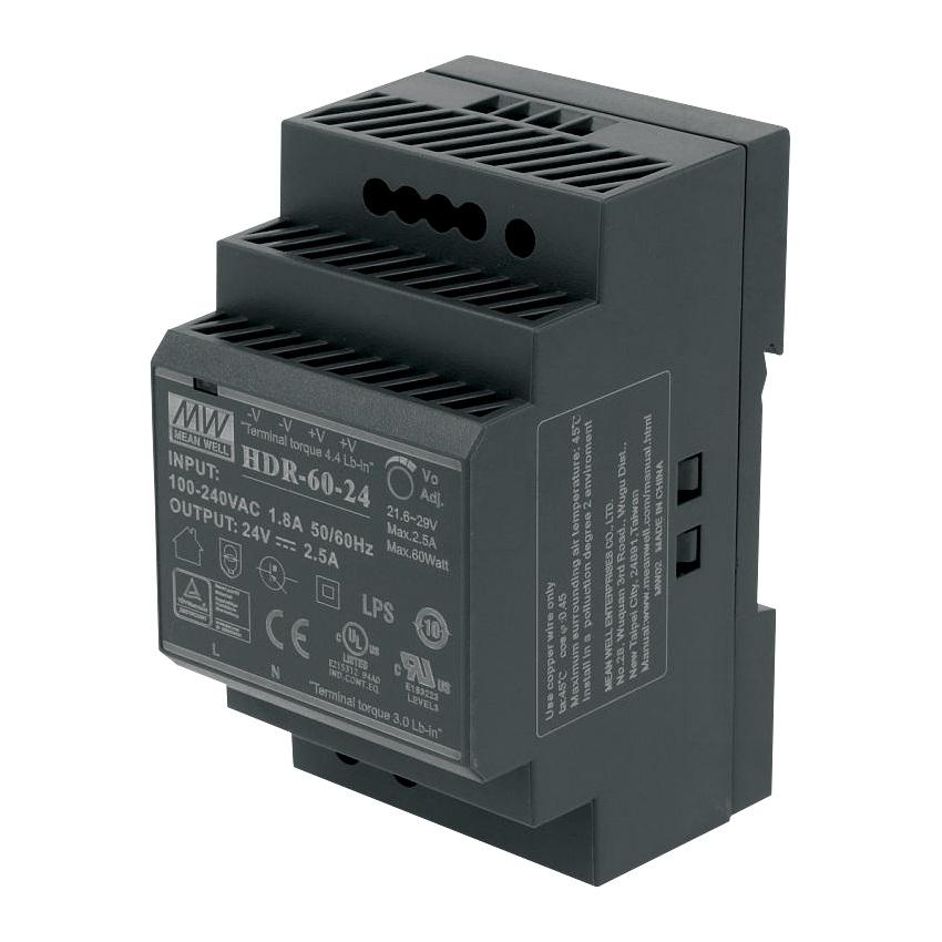 Sanela - SLZ 04Z - Trafo für die Montage auf DIN -Montageschiene, 85-240 V AC/24 V DC, 60 W