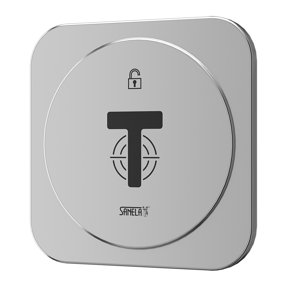 Sanela - SLZA 30AZ - RFID Jeton - Zeitsteuerung für Türen, für Wandeinbau, 24 V DC