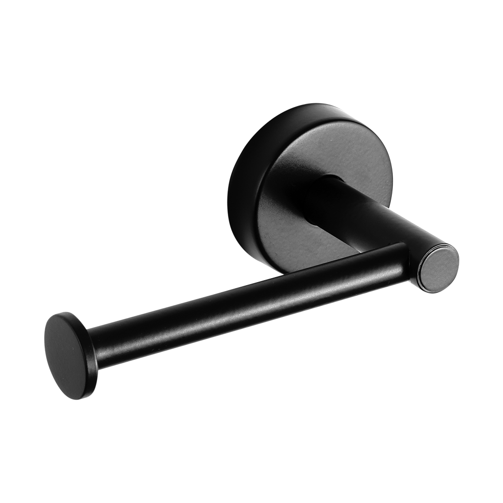 Sanela - SLZD 20N - Edelstahl Toilettenpapierhalter, Oberfläche schwarz matt