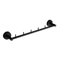 Sanela - SLZD 39N - Edelstahl Sechs Haken, Oberfläche schwarz matt