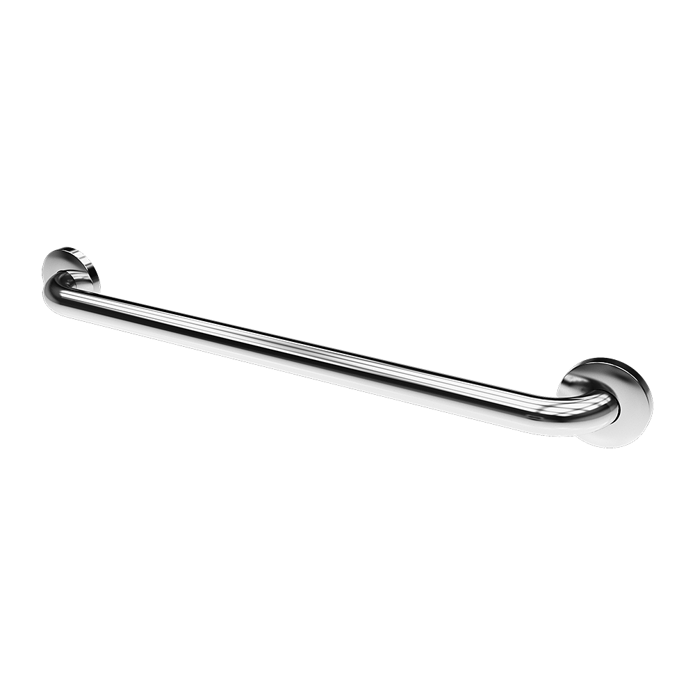 Sanela - SLZM 12 - Edelstahl-Haltegriff universal, feststehend, Länge 690 mm, Oberfläche poliert