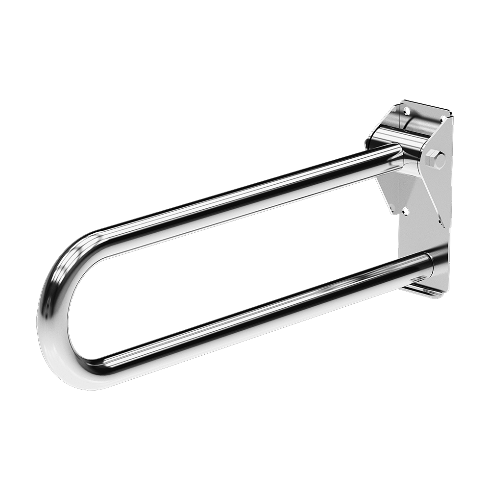 Sanela - SLZM 15 - Edelstahl-Haltegriff, klappbar, Länge 600 mm, Oberfläche poliert
