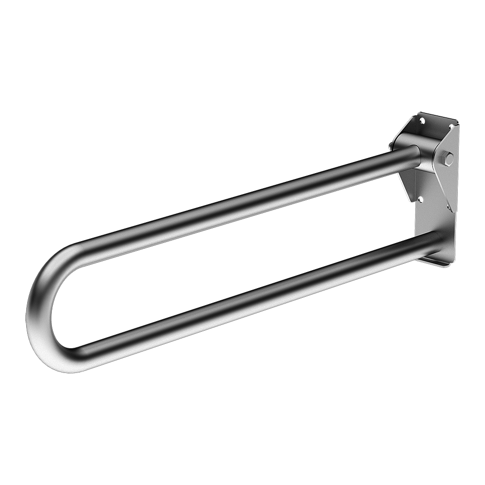 Sanela - SLZM 16X - Edelstahl-Haltegriff, klappbar, Länge 800 mm, Oberfläche matt