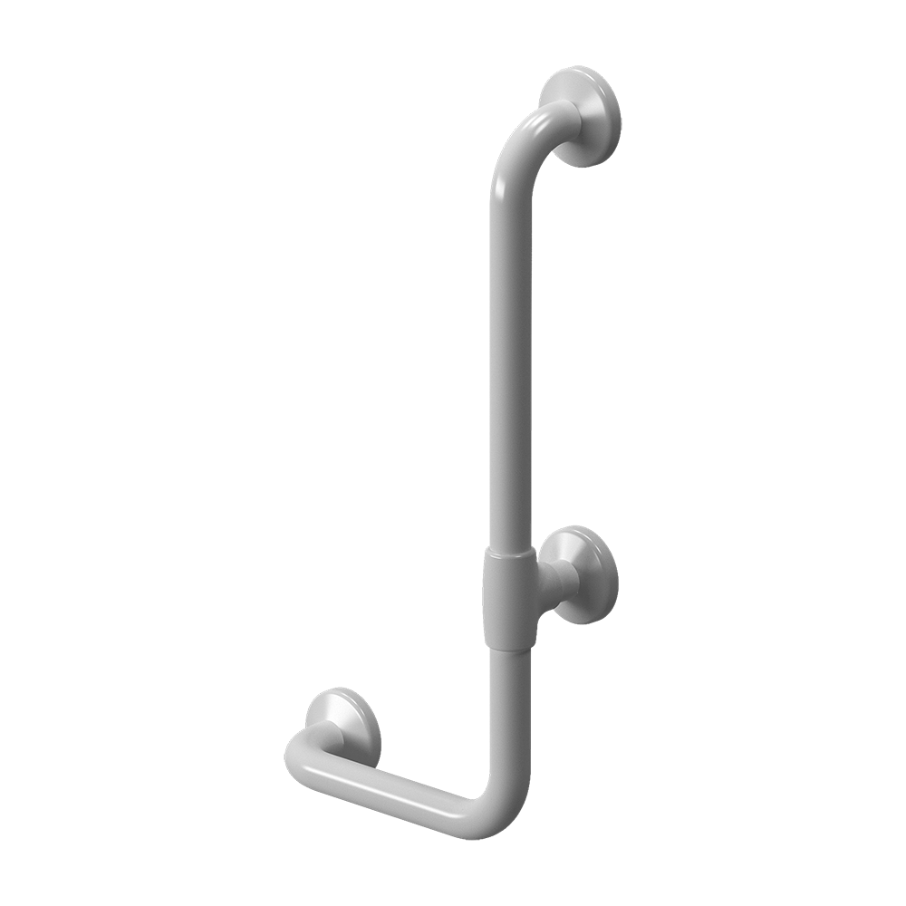 Sanela - SLZM 18VIN - Vinyl Badewannen Haltegriff, feststehend, rechts, Abmessungen 350 x 660 mm
