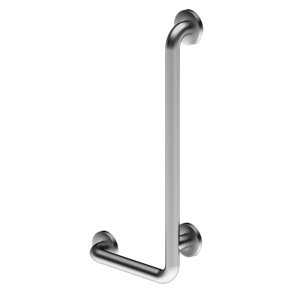 Sanela - SLZM 18X - Edelstahl – Bad – Haltegriff, Rechts, feststehend, Abmessungen 350/660 mm, Oberfläche matt