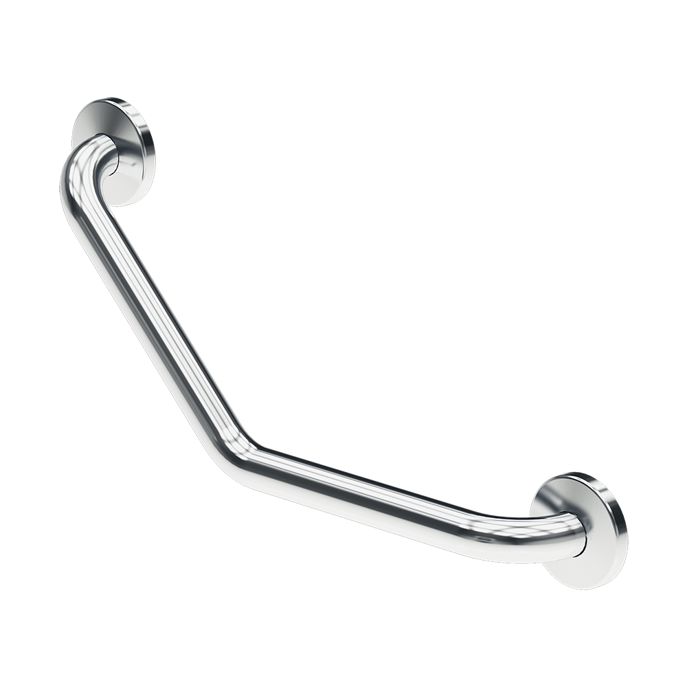 Sanela - SLZM 21 - Badewannen Haltegriff aus Edelstahl, feststehend, dimensions 470 x 190 x 73 mm, Oberfläche poliert