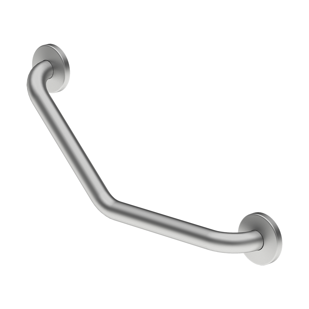 Sanela - SLZM 21X - Badewannen Haltegriff aus Edelstahl, feststehend, dimensions 470 x 190 x 73 mm, Oberfläche matt