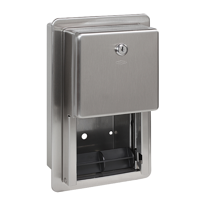 Sanela - SLZN 26Z - Edelstahl Toilettenpapierhalter, wandeinbau