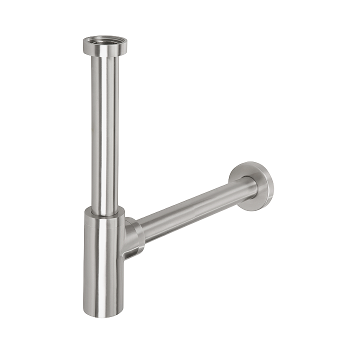 Sanela - SLZN 35 - Edelstahl-Flaschensiphon, gebürstet
