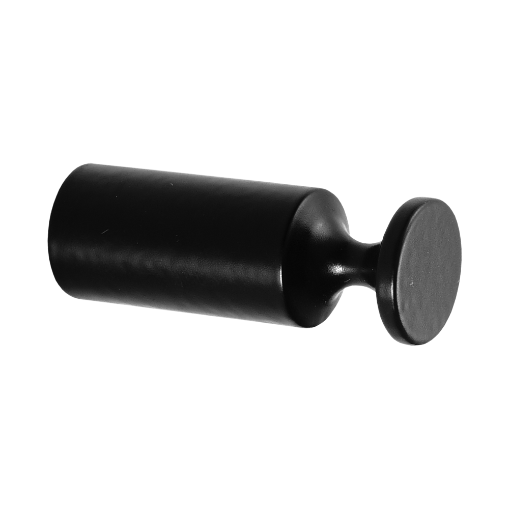 Sanela - SLZN 68N - Edelstahl Wandhaken, Oberfläche schwarz matt