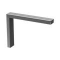 Sanela - SLZN 81 - Unterstützende Edelstahl Konsole für SLUN 10, Material AISI - 304