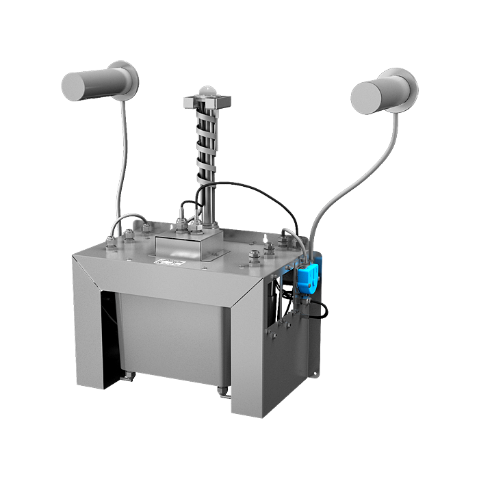 Sanela - SLZN 83E2 - Set mit 2 Stück automatische Wandseifenspender aus Edelsltahl, 6 l Zentral Seifenbehälter, 230 V AC