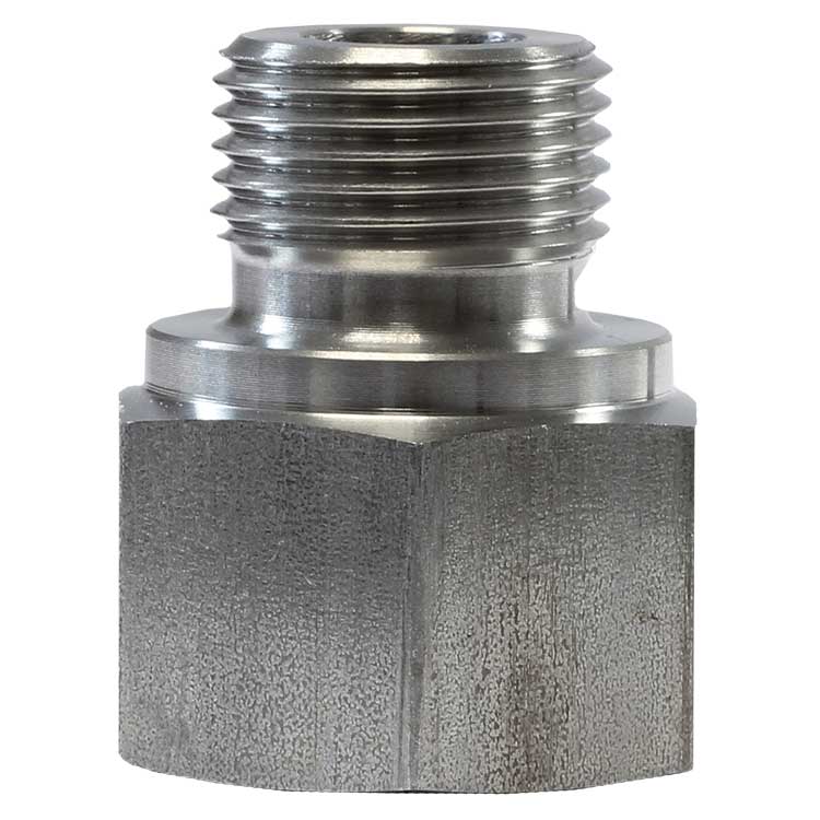 R+M Adapter – Für Mundstücke, 3/8" AG : M18 IG, Edelstahl