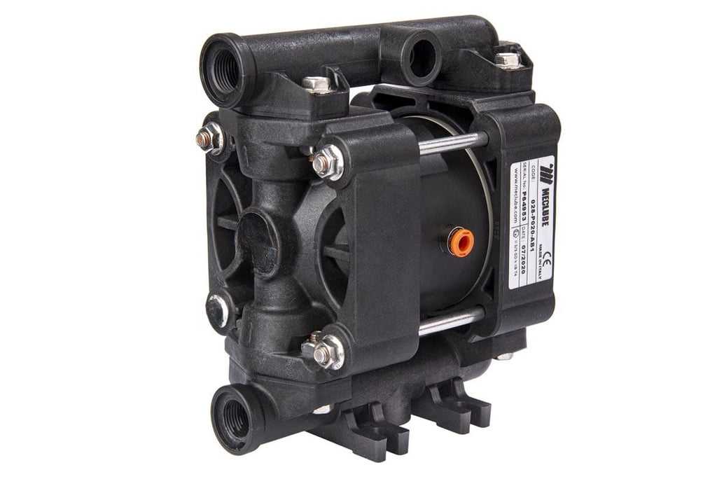 Lubritek P20 – Druckluft-Doppelmembranpumpe – Polypropylen, 20 l/min, 3/8” BSP