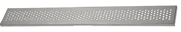 Sanela - SLKN 04B - Edelstahl Bodenablauf für Nassbereiche, Montage im Raum, 950 mm, Design B, poliert