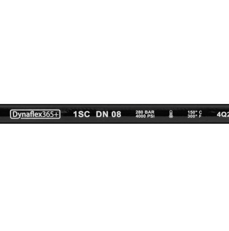 R+M Hochflexibler Hochdruckschlauch 1SC – Meterware DN 8, schwarz