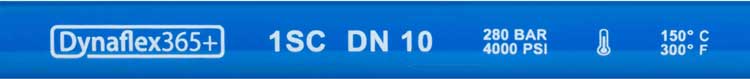 R+M Hochflexibler Hochdruckschlauch 1SC – Meterware DN 10, blau