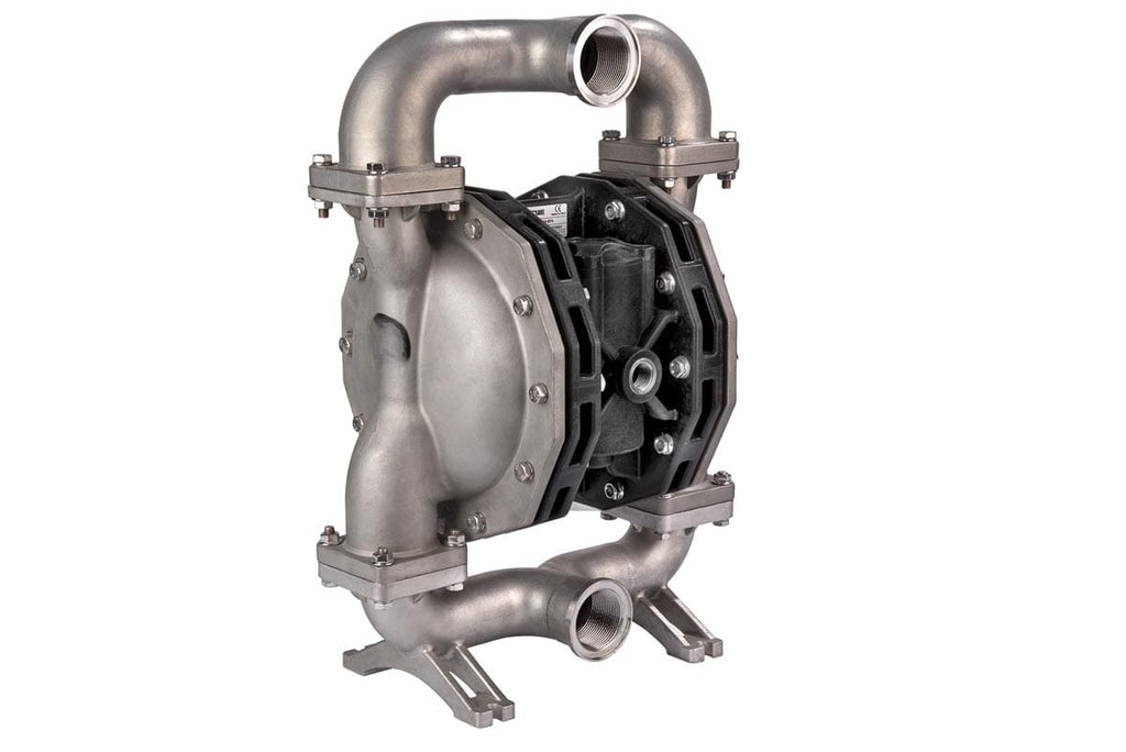 Lubritek SS400 – Druckluft-Doppelmembranpumpe – Edelstahl AISI 316, 400 l/min, 1.1/2” BSP
