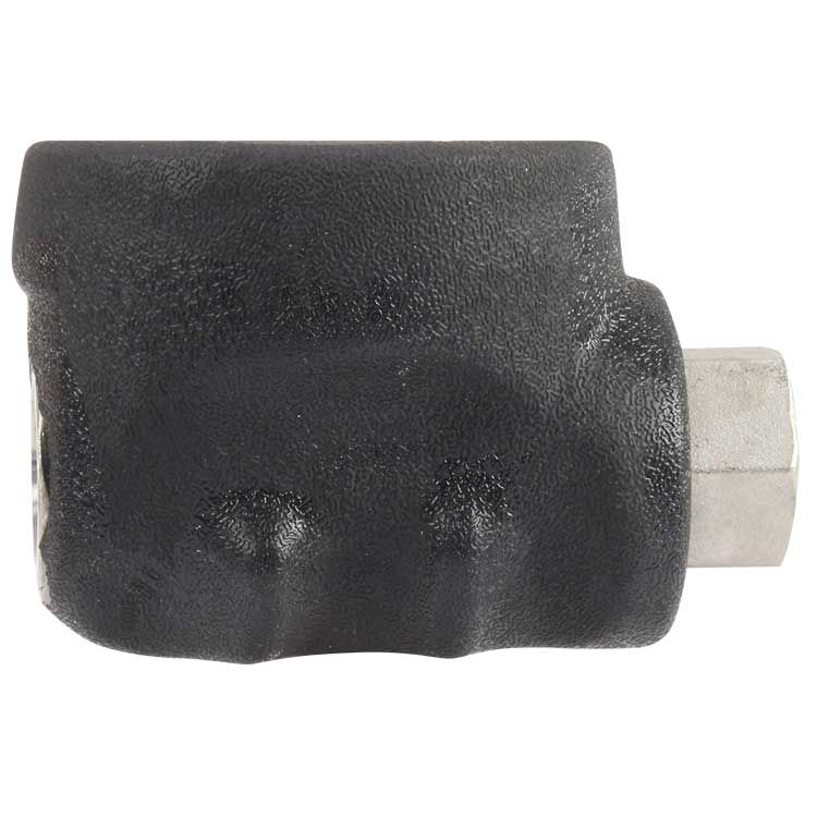 R+M Kugelhahn 1/2"IG Edelstahl Isoliert schwarz