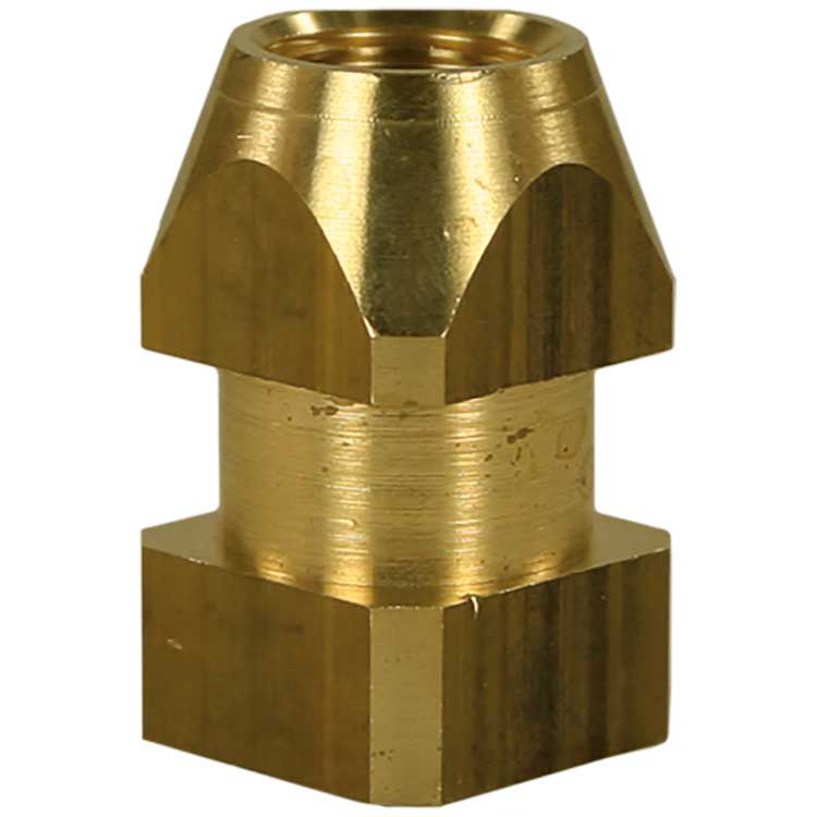 R+M Düsenmuffe, 4-Kant – Für Düsen 1/4" AG BSP, Messing