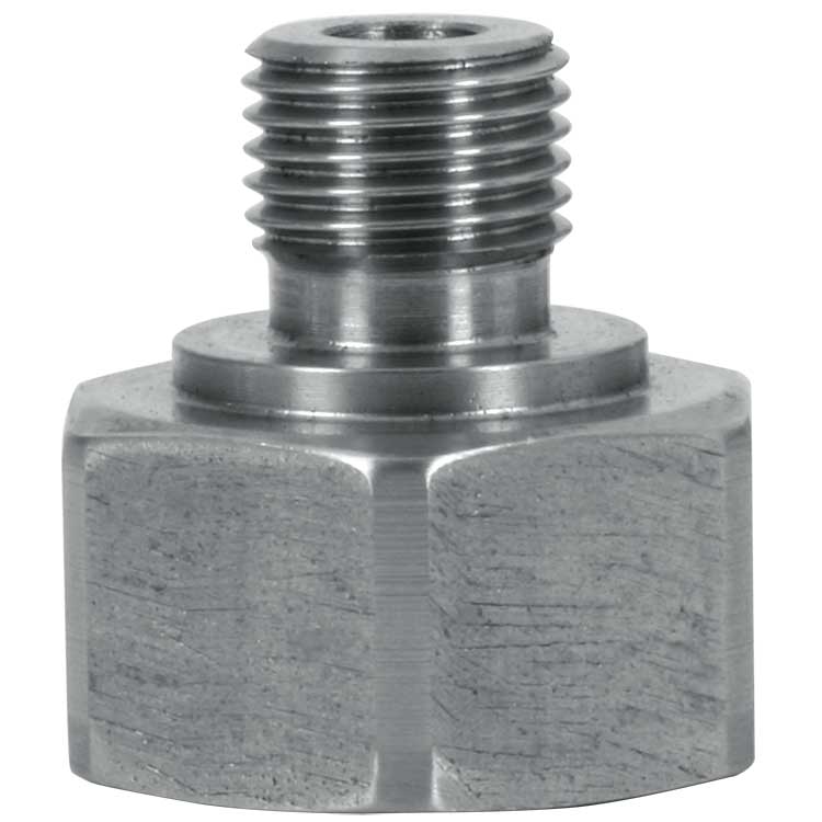 R+M Strahlrohradapter, 500 bar – 1/4" AG : M20 IG, Edelstahl