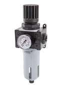 Lubritek Druckluft-Druckregler mit Filter und Manometer